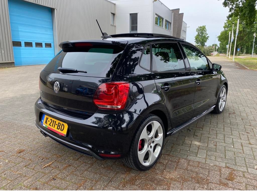 Volkswagen Polo 1.4 TSI 132KW DSG 2012 Zwart, Auto's, Volkswagen, 1169 kg, 4 cilinders, 179 pk, Zwart