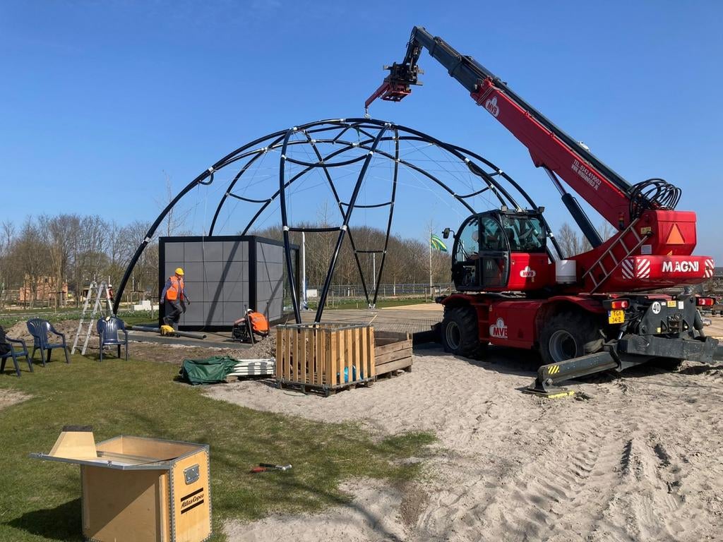 Dome tent 175m2, Tuin en Terras, 6 meter of meer, Zo goed als nieuw, 8 meter of meer, 2 meter of meer