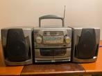 Ghetto blaster, boxjes kunnen losgekoppeld worden, Ophalen of Verzenden, Gebruikt, Radio, Met cd-speler