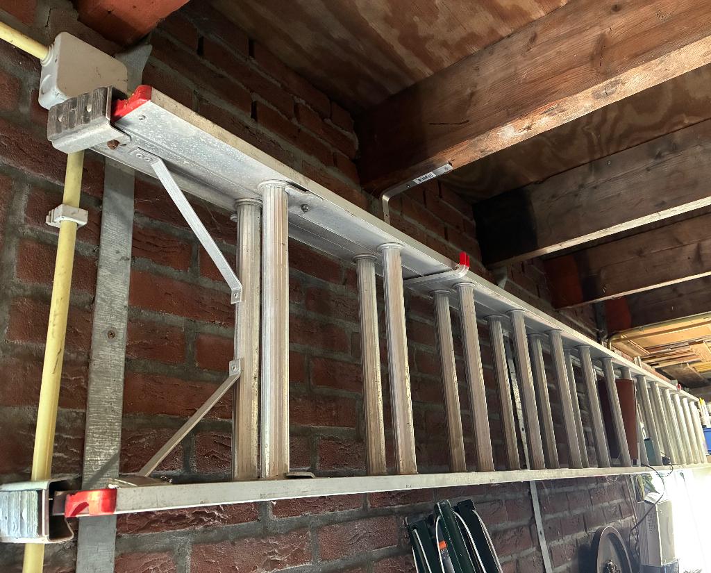 Aluminium ladder, Ophalen, Gebruikt, Ladder, 4 meter of meer