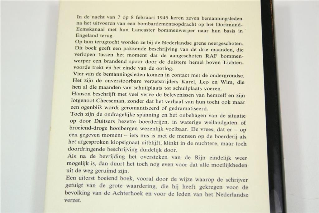 Sprong Duister — Engelse Piloot Ontsnapt, Achterhoek 1945, Ophalen of Verzenden, Gelezen, Europa