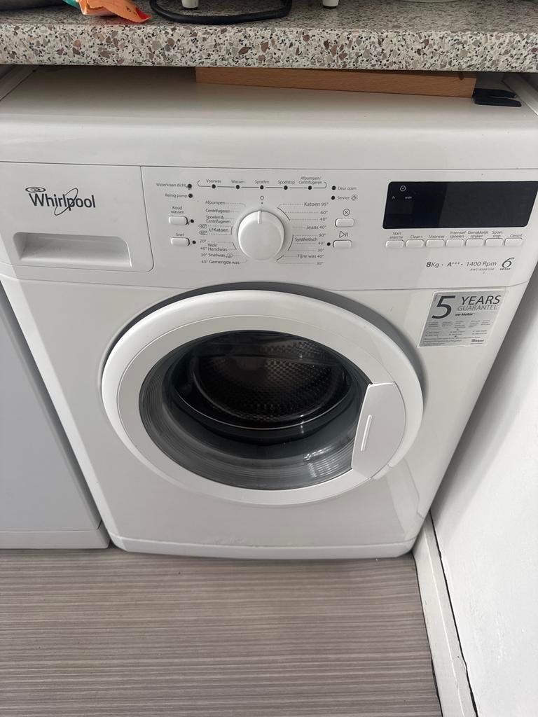 Whirlpool AWO 8568UM wasmachine 2015 8kg 1400 rpm werkt goed, Witgoed en Apparatuur, Wasmachines, 8 tot 10 kg, Ophalen of Verzenden
