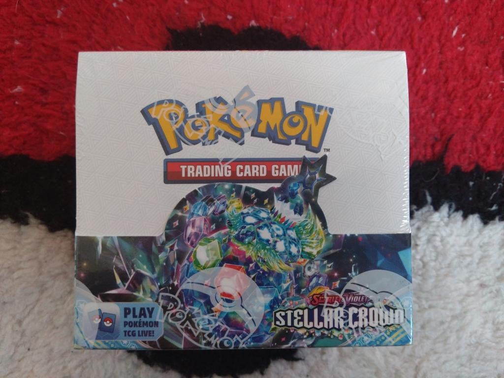 Pokémon Stellar Crown Boosterbox - Nieuw en Geseald, Ophalen of Verzenden, Nieuw, Boosterbox, Foil