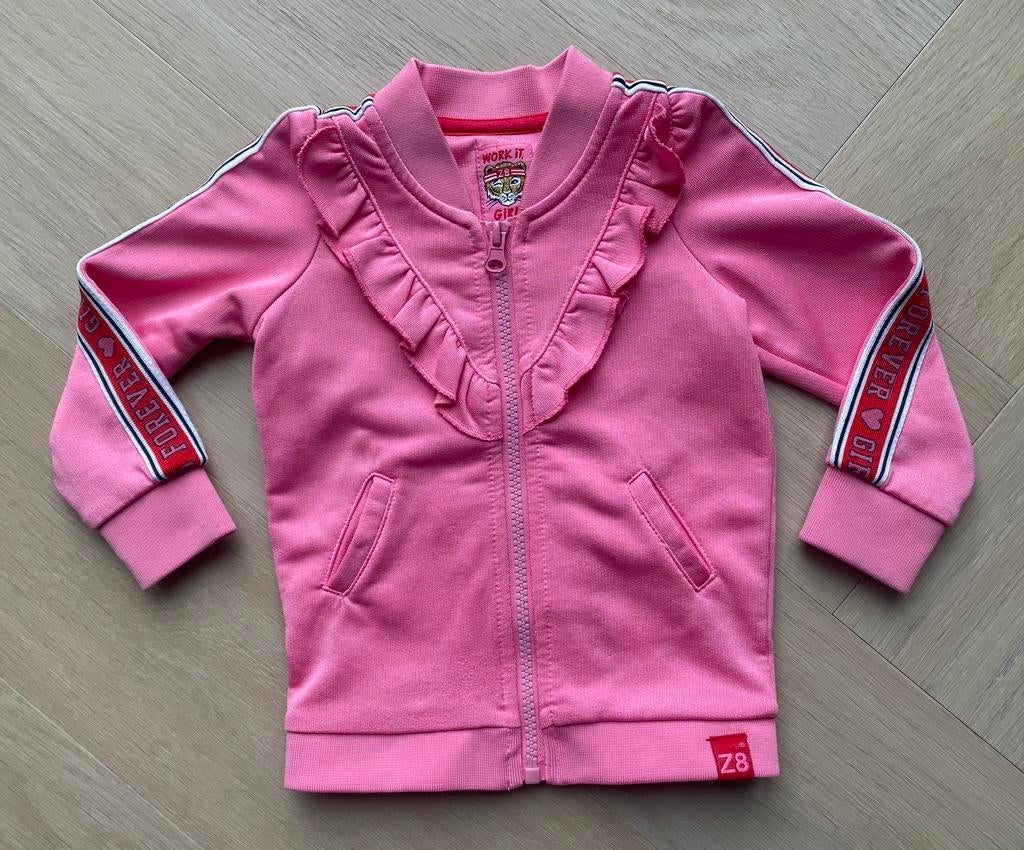 Z8 baby jasje roze maat 86 | babykleding meisje, Ophalen of Verzenden, Zo goed als nieuw, Meisje, Jasje