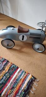 Designobject (sier) loopauto zilver retro Jean, Ophalen, Gebruikt, Loopfiets