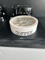 Riverdale Koffiedoos met vakjes en glazen deksel, Ophalen of Verzenden, Gebruikt