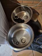 2 wasbakken en een kraan, Ophalen, 25 tot 50 cm, Minder dan 50 cm, Minder dan 100 cm