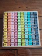 Leer de tafels met houten blokjes, Ophalen of Verzenden