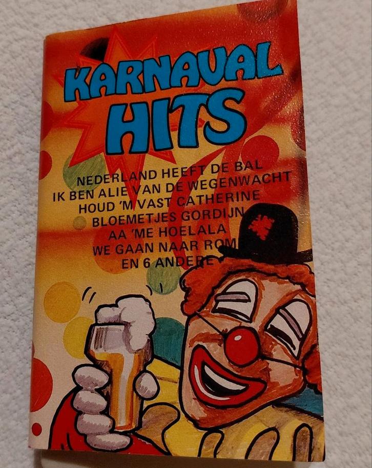 Karnaval Hits Cassettebandje - andre van duin vader abraham, Cd's en Dvd's, Cassettebandjes, Gebruikt, Origineel, Nederlandstalig