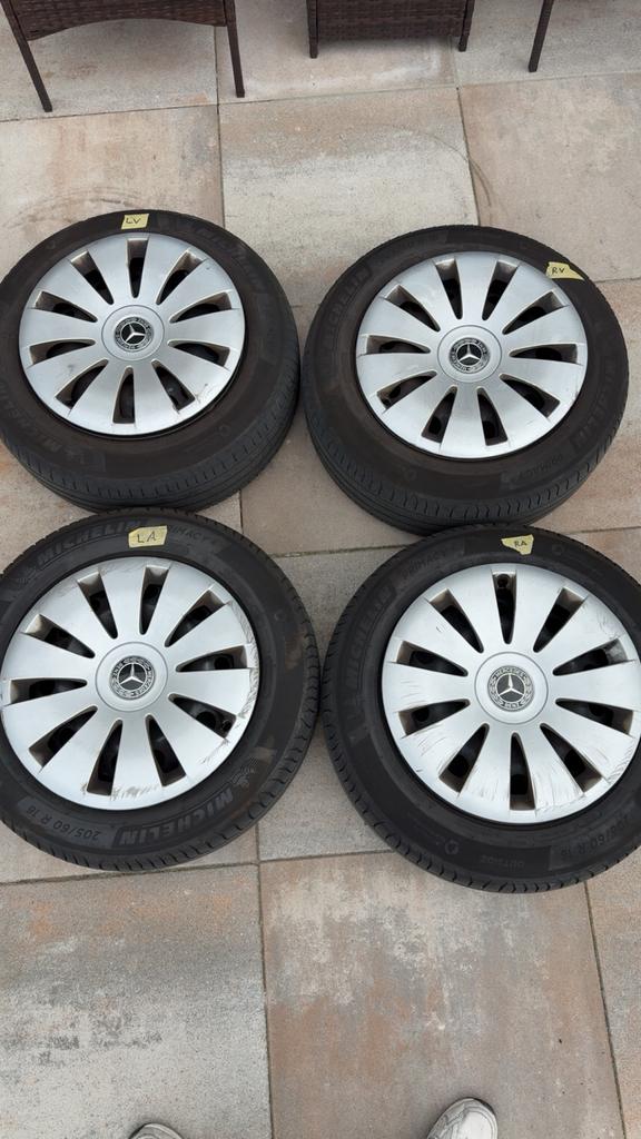 Michelin banden op stalen velgen, Ophalen of Verzenden, Zo goed als nieuw