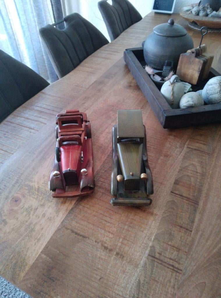 Grote houten auto.s, Ophalen of Verzenden, Auto, Overige merken