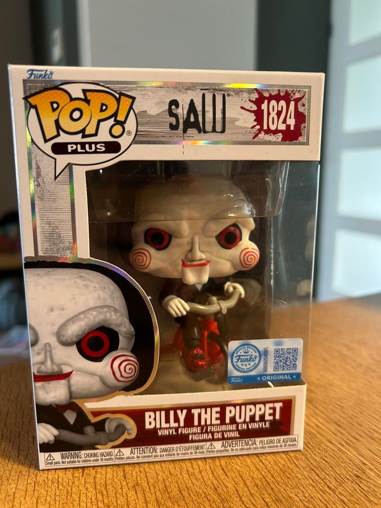 Funko pop! Saw Billy the Puppet 1824 Exclusive, Ophalen of Verzenden, Zo goed als nieuw