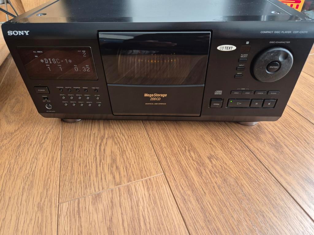 Sony CDP-CX270 MegaStorage 200CD, Ophalen, Gebruikt, Sony, Wisselaar