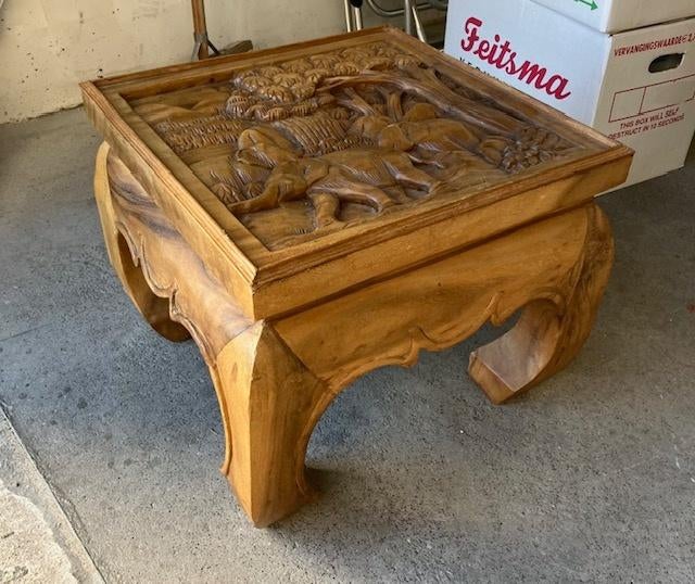 Opium tafel, Ophalen, Minder dan 50 cm, Minder dan 50 cm, Zo goed als nieuw