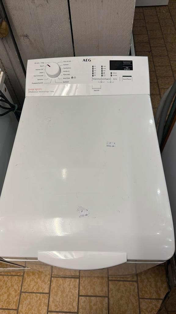 AEG 6000 Series wasmachine (bovenlader) – 6 kg, Huis en Inrichting, Overige Huis en Inrichting, Zo goed als nieuw, Ophalen