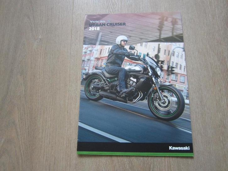 Kawasaki Vulcan S 650 Urban Cruiser brochure folder 2018, Motoren, Handleidingen en Instructieboekjes, Kawasaki, Ophalen of Verzenden