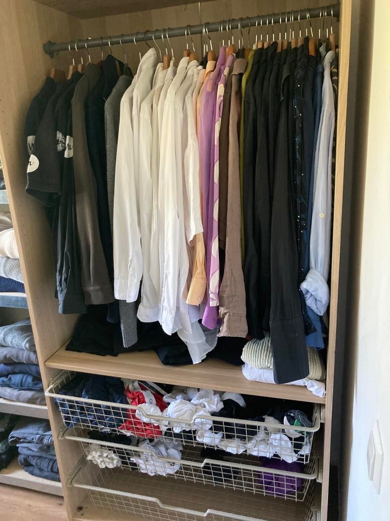 Kledingkast Pax open met 3 laden, Ophalen, Gebruikt, 200 cm of meer, 50 tot 100 cm