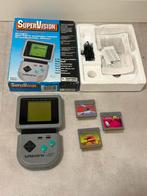 Watara Supervision SV-100 met 3 spellen in originele doos, Spelcomputers en Games, Gebruikt, Overige genres, 1 speler, Ophalen of Verzenden