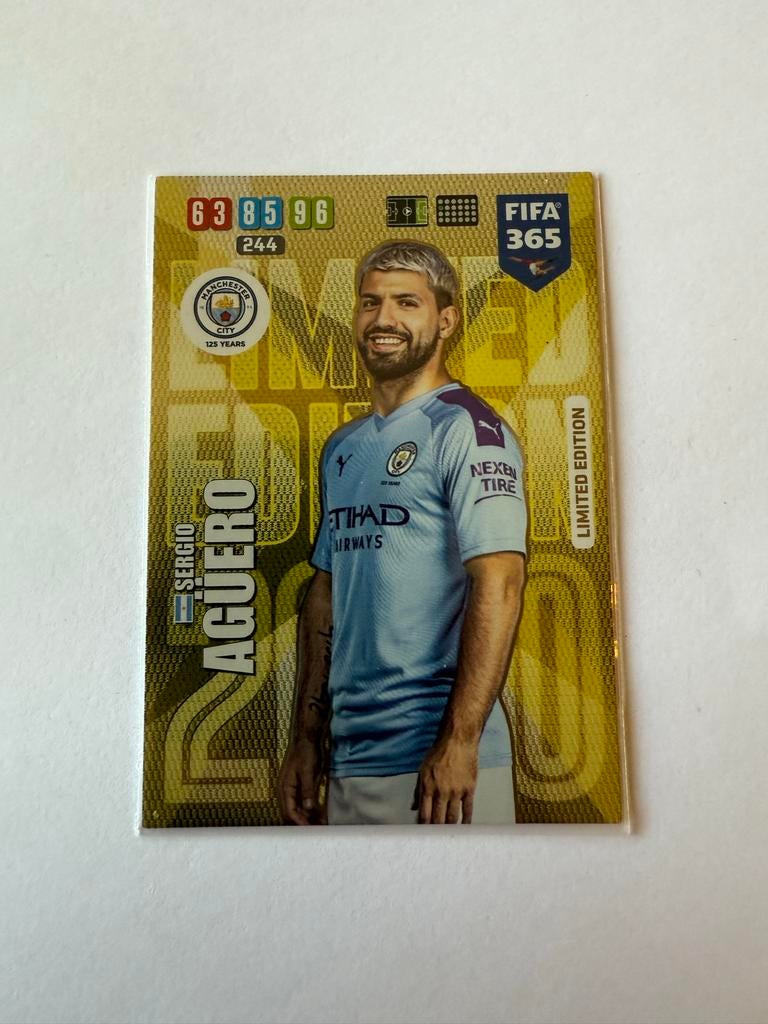 FIFA 365 Limited Edition Sergio Agüero Manchester City, Ophalen of Verzenden, Zo goed als nieuw, Buitenlandse clubs, Spelerskaart