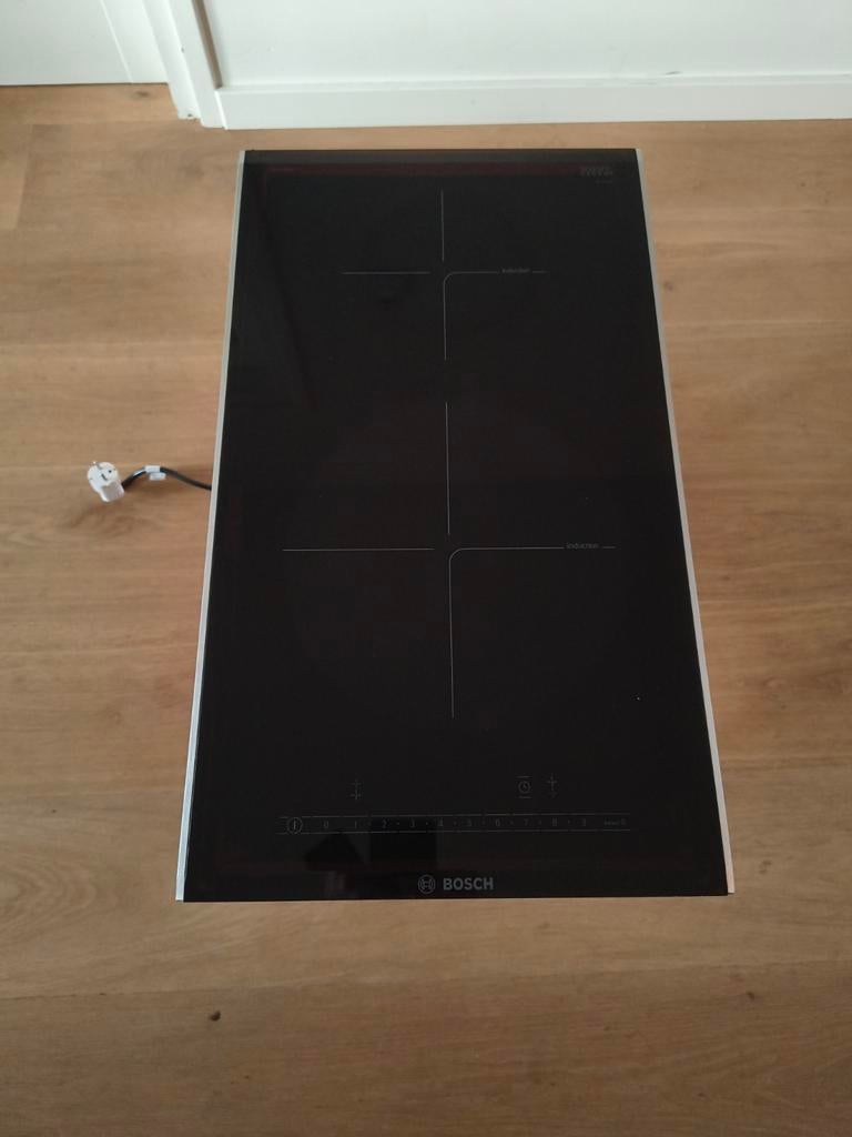inductie domino kookplaat Bosch, Witgoed en Apparatuur, Kookplaten, 3 kookzones of minder, Ophalen of Verzenden, Zo goed als nieuw