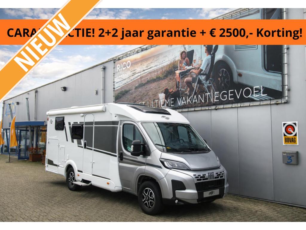 Carado V347 PRO+ 4 slaapplekken / Automaat, Caravans en Kamperen, Campers, Bedrijf, tot en met 4, Half-integraal, Carado, Fiat