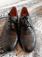 Zwarte lederen veterschoenen mt 38 nieuw van sacha, Ophalen of Verzenden, Nieuw, Zwart