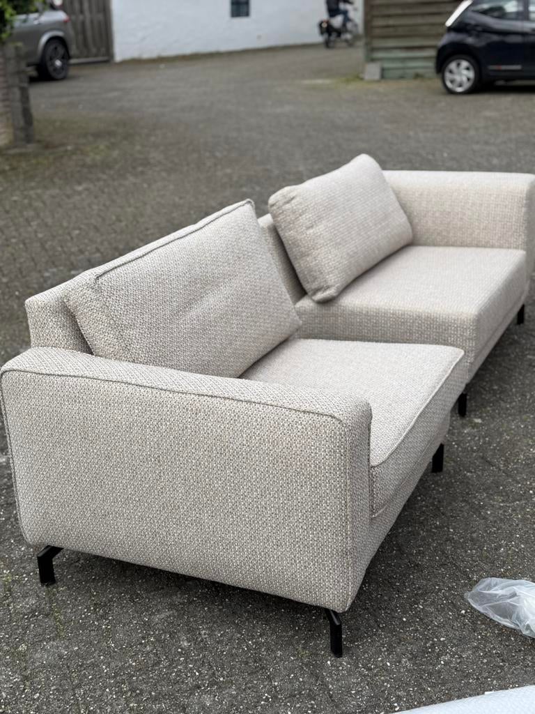Hoek element bank 2 stuks, Ophalen of Verzenden, Zo goed als nieuw, Stof, Minder dan 150 cm