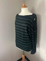 Liu Jo trui donkergroen zwart gestreept M, Ophalen of Verzenden, Zo goed als nieuw, Maat 38/40 (M), Groen