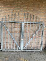 Gegalvaniseerde poort, Ophalen of Verzenden, IJzer