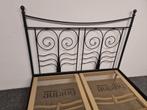 Metalen zwart bed 160x200 incl. bodem. Leveren mogelijk, Huis en Inrichting, Slaapkamer | Bedden, Gebruikt, Ikea, Zwart, Tweepersoons