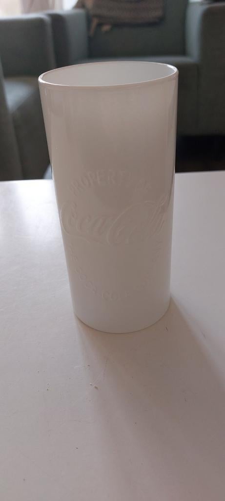 McDonald's Limited Edition Wit Coca Cola Glas 2019, Huis en Inrichting, Keuken | Servies, Glas of Glazen, Gebruikt, Ophalen of Verzenden