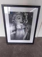 Ingelijste poster Marilyn Monroe, Verzamelen, Posters, Ophalen, Rechthoekig Staand, Met lijst, Zo goed als nieuw