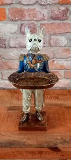 Dutch Style Baroque:Grote 35cm Hond met Schaal Beeld♥️NIEUW♥, Ophalen of Verzenden, Nieuw, Dier