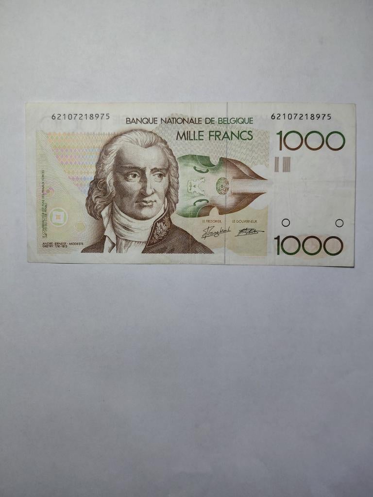 België 1000 francs, Postzegels en Munten, Bankbiljetten | België, Ophalen of Verzenden