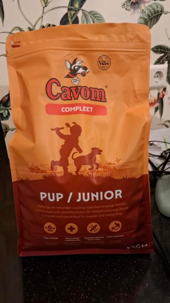 Cavom compleet puppy / junior hondenvoer 5kg, Dieren en Toebehoren, Dierenvoeding, Ophalen, Hond
