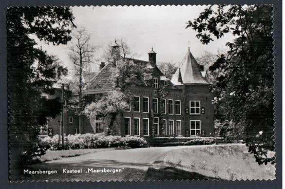 Maarsbergen, Kasteel Maarsbergen. 1961., Verzamelen, Ophalen of Verzenden, 1960 tot 1980, Gelopen, Utrecht