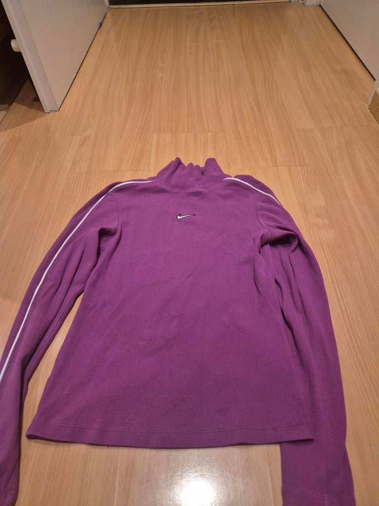 Paarse Nike coltrui met lange mouwen, Ophalen of Verzenden