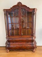 Vitrinekast, Huis en Inrichting, Ophalen, Met deur(en), Lodewijk XV-stijl, 200 cm of meer