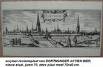 grote acrylaat reclameplaat, nieuw, DORTMUNDER ACTIEN BIER, Ophalen of Verzenden, Nieuw, Reclamebord, Plaat of Schild, Overige merken