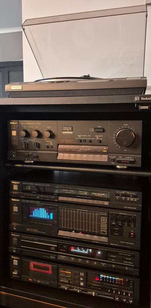 Technics Stereoset 1986, Audio, Tv en Foto, Stereo-sets, Gebruikt, Tuner of Radio, Losse componenten, Ophalen