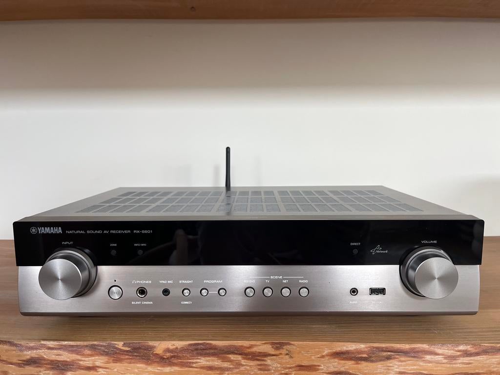 Yamaha RX-S601 MusicCast 5.1 receiver 4K UltraHD slim - ZGAN, Yamaha, Ophalen of Verzenden, Zo goed als nieuw, 120 watt of meer