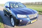 BMW X3 xDrive35i 306pk Aut. 2011 Blauw Oyster Leer Voll.Hist, Automaat, Beige, 2000 kg, Blauw