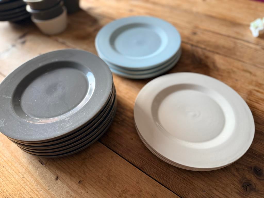 Piet Hein Eek lunchborden – mix kleuren – design, Antiek en Kunst, Ophalen