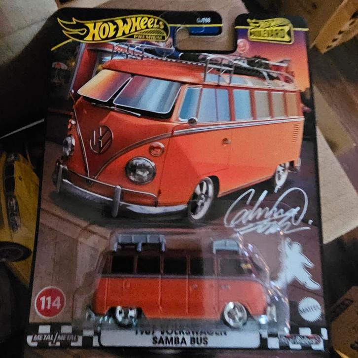 Hot Wheels Premium '60s VW Samba Bus - Boulevard Serie, Kinderen en Baby's, Speelgoed | Speelgoedvoertuigen, Nieuw, Ophalen of Verzenden