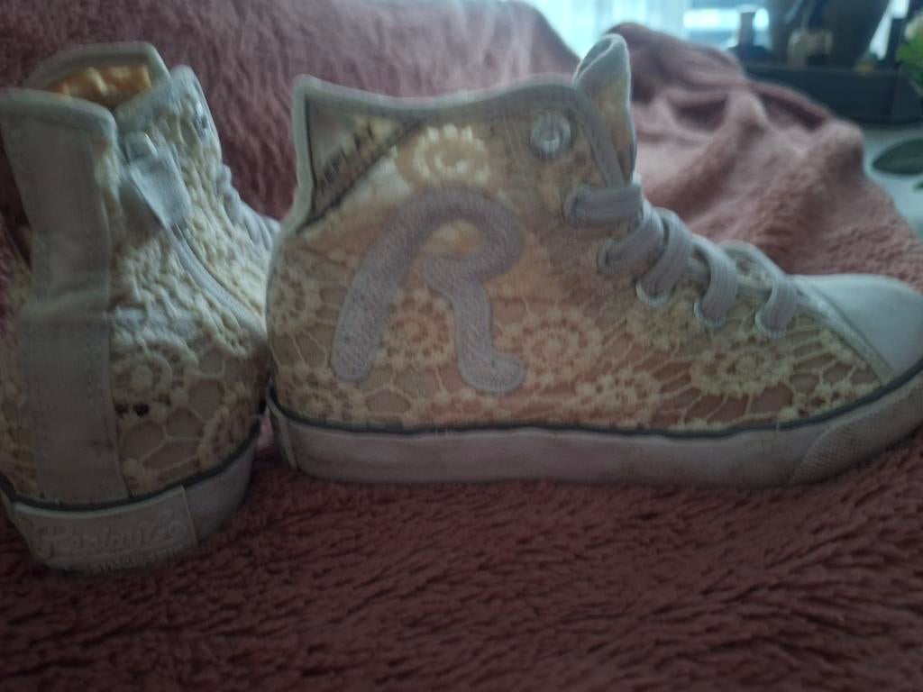 Replay sneakers met kant, Ophalen, Beige, Replay, Sneakers of Gympen