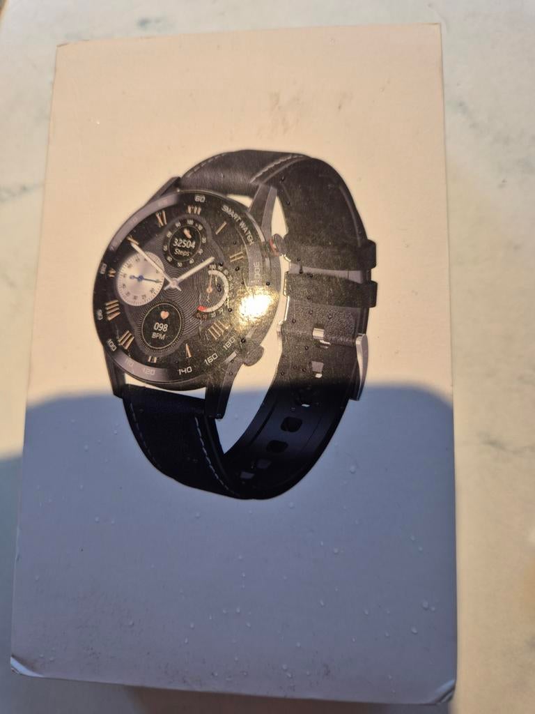 WT2 Smartwatch Zwart/Zilver - Nieuw met Extra Band, Ophalen, Nieuw, Zwart