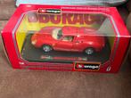 Bburago Ferrari 250 Le Mans (1965) 1:24 Rood in OVP, Ophalen of Verzenden, Zo goed als nieuw, Auto, Bburago