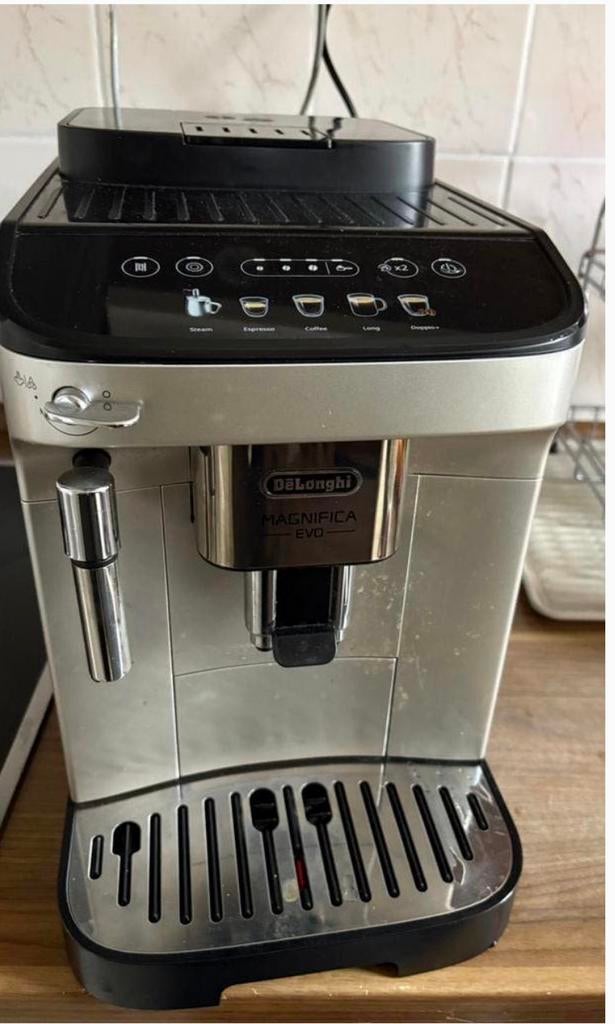 Koffiemachine délonghi evo magnifiqa, Ophalen, Zo goed als nieuw, Koffiemachine, Gemalen koffie