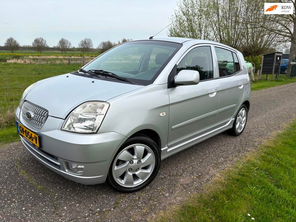 Kia Picanto 1.1 EX, Gebruikt, Zwart, 4 cilinders, Leder