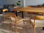 Zes Niels Otto Møller stoelen model 75 - Deens design, Ophalen, Gebruikt, Bruin, Vijf, Zes of meer stoelen